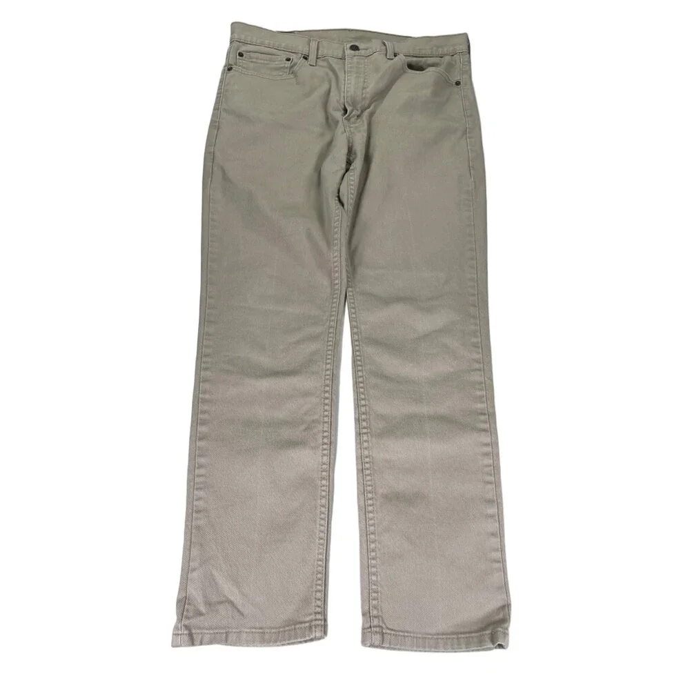 Levi's Men's Tan Twill 511 Slim Fit Pants - 36x30